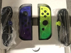 Splatoon 3 Joy Con Set w/Straps Nintendo Switch OEM - Picture 1 of 1
