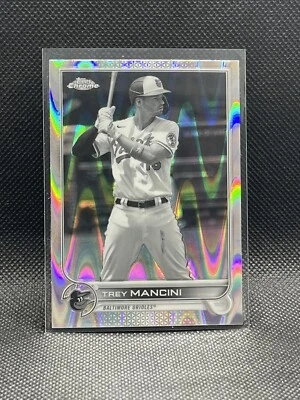 2022 Topps Chrome Sonic Lite Base Black & White RayWave #72 Trey Mancini - Image 1 of 2