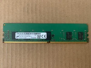 MICRON 8GB 1RX8 PC4-2400T ECC SERVER RAM MEMORY MTA9ASF1G72PZ-2G3B1IG D3-2(16) - Picture 1 of 4