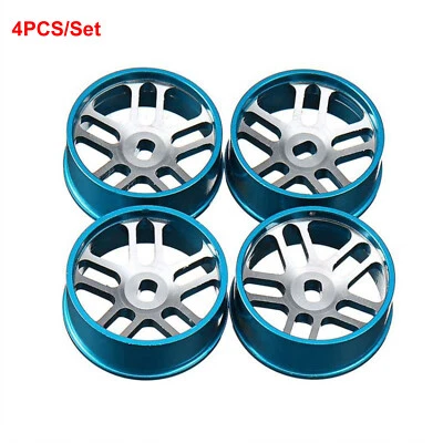 Metal Wheel Hubs Rims Set for Kyosho MINI-Z AWD Wltoys K989 k969 K979 RC Car HYA - Image 1 of 4