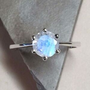 Moonstone Gemstone 925 Sterling Silver Handmade Ring Jewelry All Size MP-902