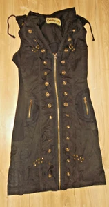 Kleid mit Kaputze Desigual schwarz Gr. M, guter Zustand - Bild 1 von 2