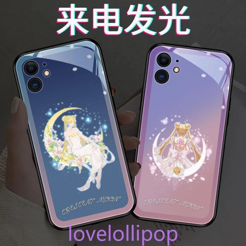 Funda protectora de teléfono LED Shine Princess iluminada para iPhone AIR 17 16 15 14 Pro Max Foto 1 de 4