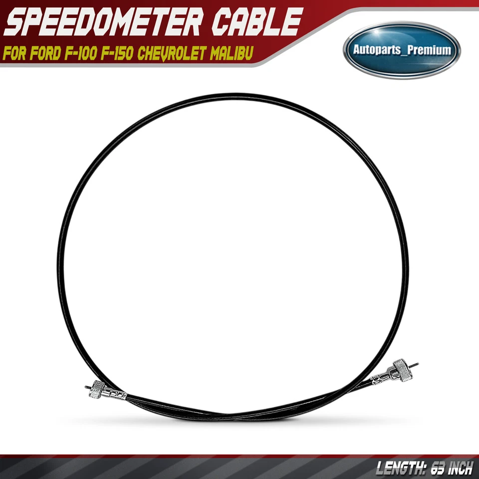 Cabo velocímetro 63 polegadas para Ford F-100 F-150 F-250 F-350 Chevrolet Malibu Jeep - Imagem 1 de 4