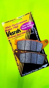 HONDA VFR800F 2017 Rear Sintered / HH Brake Pads Genuine Vesrah. as 06435-MFN-D - Picture 1 of 3