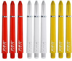 3 juegos de ejes de dardos medianos Winmau Pro Force - Seguimiento de envíos - Rojo Blanco Amarillo - Imagen 1 de 1