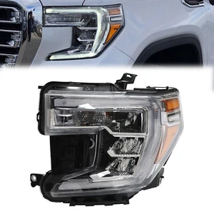 For 2019-2021 GMC Sierra 1500 Halogen Headlight Headlamp w/LED DRL Driver Side - Imagen 1 de 16