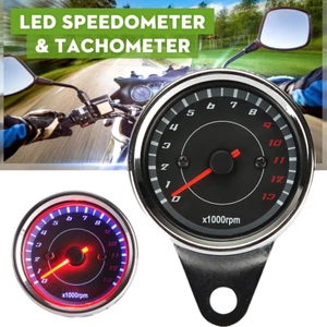 Tacómetro retroiluminado LED para Harley Davidson Softail Sportster Dyna Touring - Imagen 1 de 12
