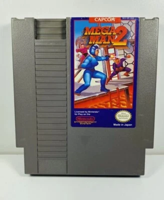 MEGA MAN 2 -- NES Nintendo подлинная оригинальная игра ЧИСТАЯ ПРОВЕРЕНА  - Изображение 1 из 4