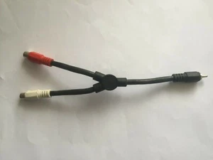 Philips SWA2553/10 Y Adapter - RCA Male to Two x RCA Female Phono - Picture 1 of 4