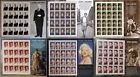 Six Legends of Hollywood Actors Sheets of 20 Postage Stamps
