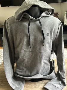 Tommy John Go Anywhere Luxe French Terry Hoodie Herren Gr. XXL Heather Grey Neu mit Etikett - Bild 1 von 7