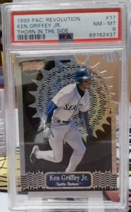 G416 1999 Pacific Revolution Thorn in the Side 17 Ken Griffey Jr. PSA 8 - Picture 1 of 1