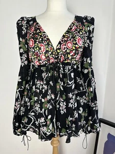 KENZO Floral Print Tunic Top, FR 38 - Picture 1 of 7