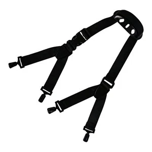 Hard Hat Chin Strap With Black Elastic Strap Adjustable Safety Multifunctional - Picture 1 of 12