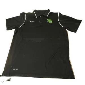 Baylor University Stadium Bears Poloshirt Nike Dri-Fit Herren schwarz Medium - Bild 1 von 7