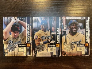 Lance Berkman, Sammy Sosa & Vladimir Guerrero 2002 MLB Showdown - 3 Card Lot - Picture 1 of 2