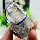 RARE DT Herkimer cristaux diamantés Enhydro GEM & deux grandes gouttelettes d'eau en mouvement 46 g