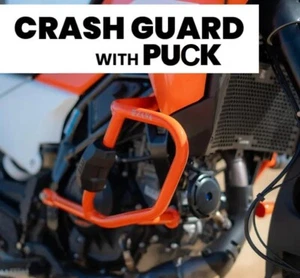 Crash Guard With Puck Slider Fit For KTM 390 ADVENTURE R (2025) - Picture 1 of 5
