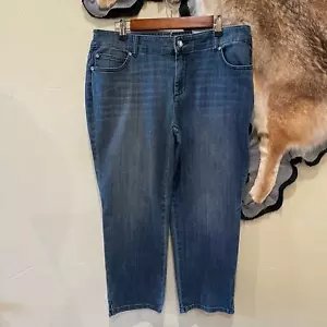 Chico’s The Ultimate Fit Cropped Jeans NWT - Picture 1 of 8