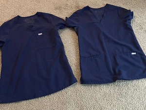 Scrub top donna 2 fig taglia XS blu navy - Foto 1 di 2