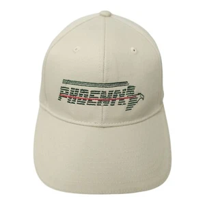 Phoenix Embroidered Logo Strap Cap Trucker Baseball Hat Sandwich Brim Khaki - Picture 1 of 13