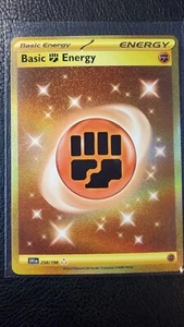 Fighting Energy 3 Star Gold Foil 258/198 M PF Pokémon Scarlet & Violet Series - Picture 1 of 2