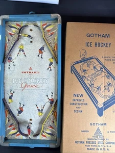 Gotham G-210 Toy Ice Hockey Game Complete Pressed Steel With Box Complete Table - Picture 1 of 19