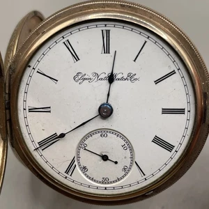 Elgin 4432628 Taschenuhr. 54mm Gehäuse. Ungetestet. For Parts/Repair. - Bild 1 von 8