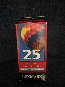 Lexmark 25 Tri-Color Ink Cartridge High Yield 15M0125 - Picture 1 of 6