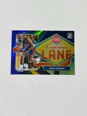 Panini Donruss Optic 2020-21 - Express Lane Isiah Thomas #21 Purple Prizm Foto 1 de 2