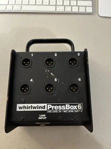 Whirlwind PressBox 6 - Press Audio Distribution Box – 6 Mic Level Outputs - Picture 1 of 4