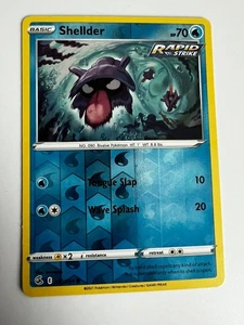 Shellder Tongue Slap Wave Splash Rapid Strike 050/064 2021 REverse Holo - Picture 1 of 2