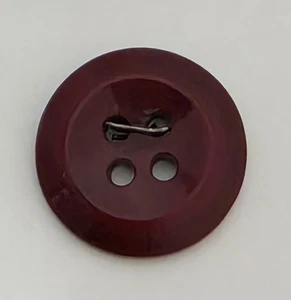 Maroon 4-Hole Buttons Plastic Buttons For Clothing 10 PcsMaroon Deep Red 14.6mm - Picture 1 of 4