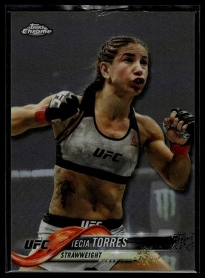 2018 Topps Chrome UFC #48 Tecia Torres Refractor - Image 1 of 2