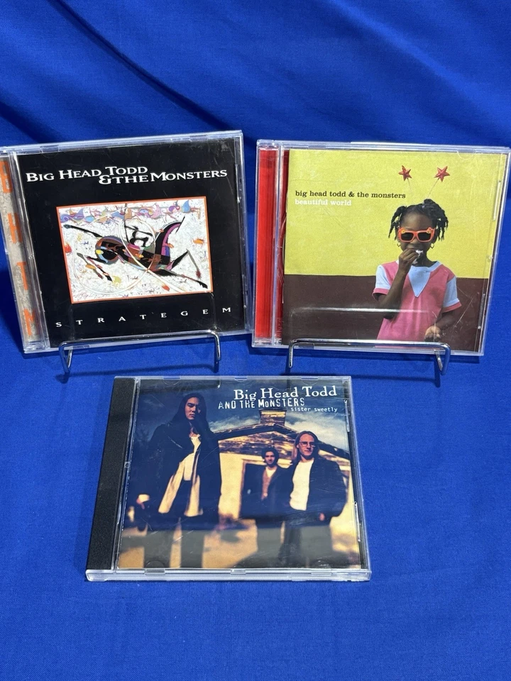 CD Lot Of 3 Big Head Todd & the Monsters CDs Strategem Sister Sweetly 90’s Alt Foto 1 de 4
