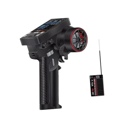 HotRC CT-10B RC Funksender 10CH 2.4G Fernsteuerung und F-10A PWM GFSK Empfänger - Bild 1 von 4