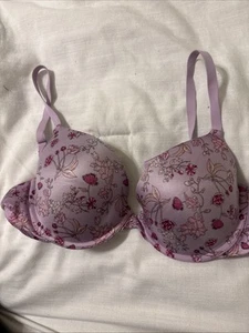 Euc Maidenform Lift Push-Up & In Bra Size 38B Purple - Picture 1 of 5