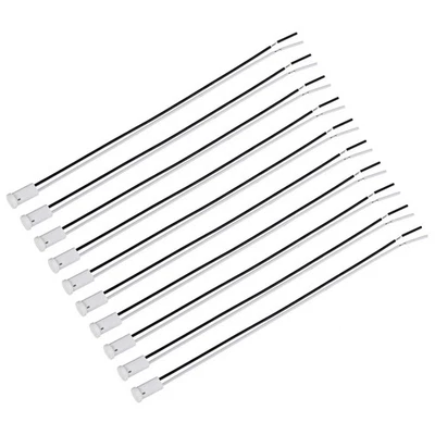 G4 Bulb Socket 12-30V 20cm Long LED Lamp Base Holder, Ceramics White 10pcs - Image 1 of 4