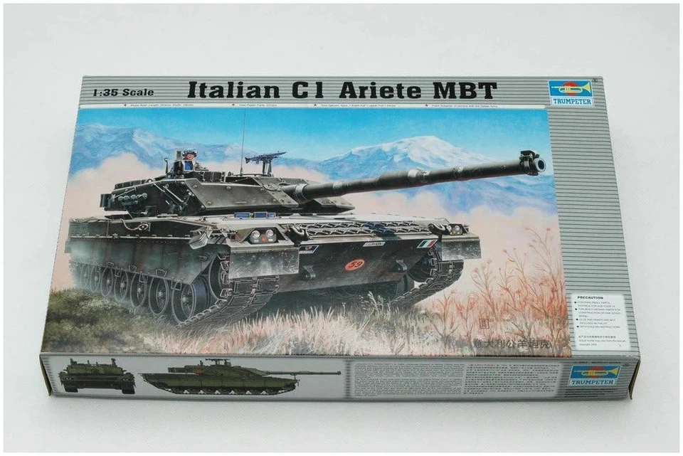 Trumpeter 00332 Italian C1 Ariete MBT Kit Montaggio 1/35 - Immagine 1 di 4