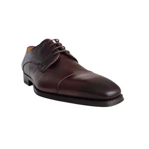 Magnanni Samson Cap Toe Derby in Brown Men's Size 10 - Picture 1 of 11
