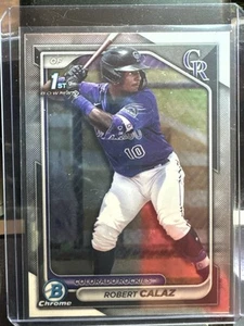 2024 Bowman Chrome Baseball Robert Calaz Bowman 1st BCP-131 - Bild 1 von 2