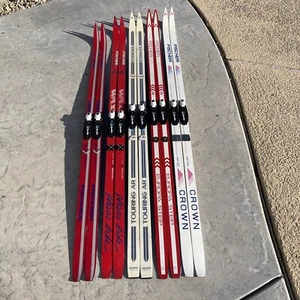 CROSS COUNTRY SKIS- USED- BRAND NEW NNN BINDINGS. FISCHER, ROSSIGNOL - Picture 1 of 22