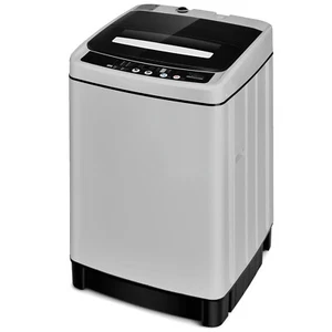 Costway Full-Automatic Washing Machine 1.5 Cu.Ft 11 LBS Capacity Washer & Dryer - Picture 1 of 16