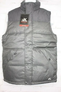 New Zeroxposur Mens Quilted Vest Size Small Water Wind Resistant Insulated Gray - Picture 1 of 7
