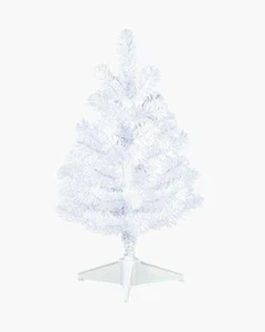 Hallmark Winter WHITE Miniature Ornament Christmas Tree Sparkles like Snowflakes - Picture 1 of 5