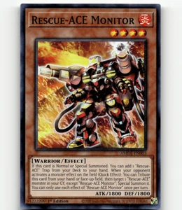 Yugioh Rescue-ACE Monitor Amazing Defenders Super Rare - Picture 1 of 1