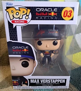 Max Verstappen Pop 03 - Red Bull Racing Funko Pop! 2023 + Protector - Picture 1 of 8