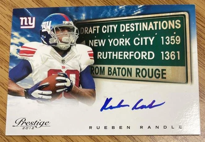 REUBEN RANDLE - 2012 Prestige - Draft City Destination Autographs - Image 1 of 1