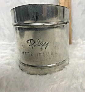 Foley Aluminum 4" Flour Sifter w/ Squeeze Handle Working, but wear Vintage - Picture 1 of 4